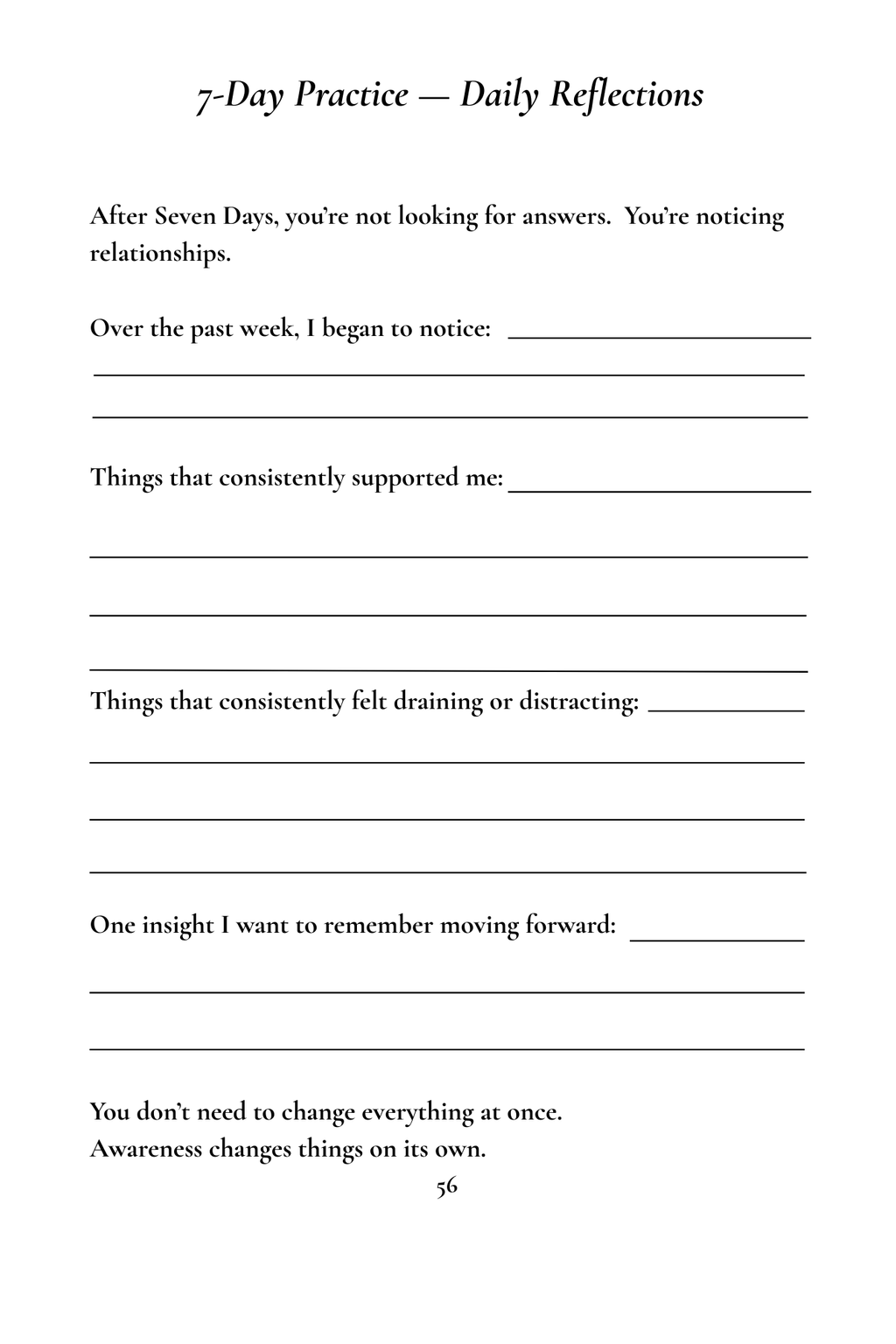 The Rediscovery Journal- First Edition