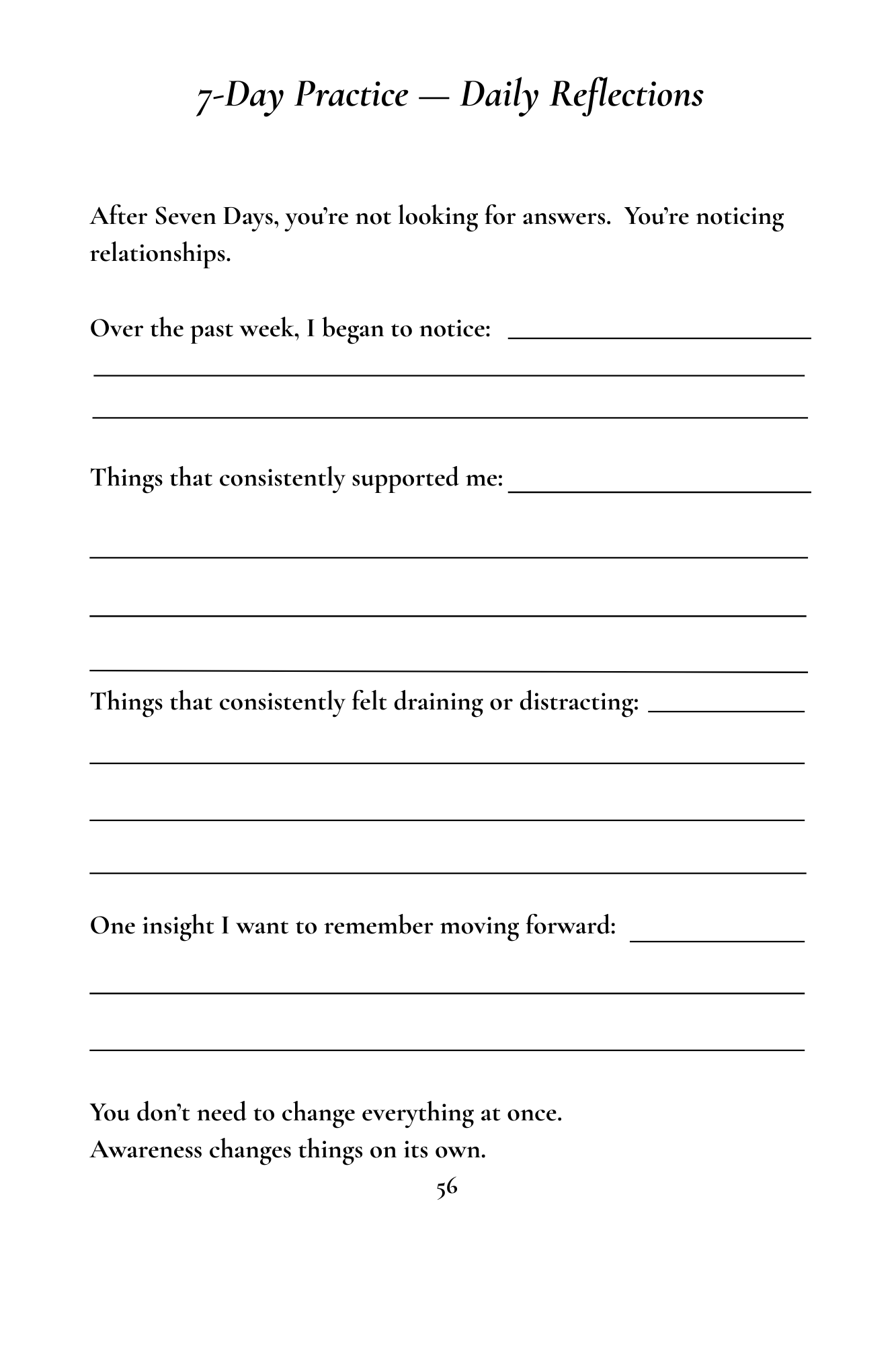 The Rediscovery Journal- First Edition